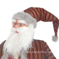 Stående filt gnom docka prydnad ansiktslös jultomten